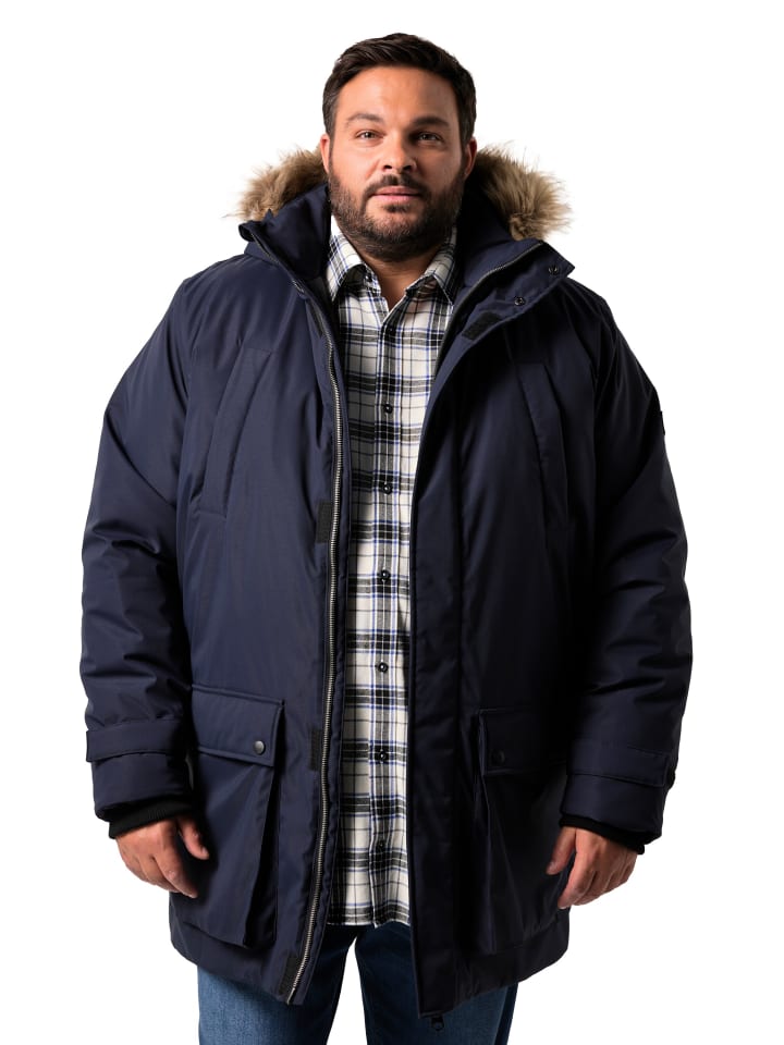 Parka in navy blau
