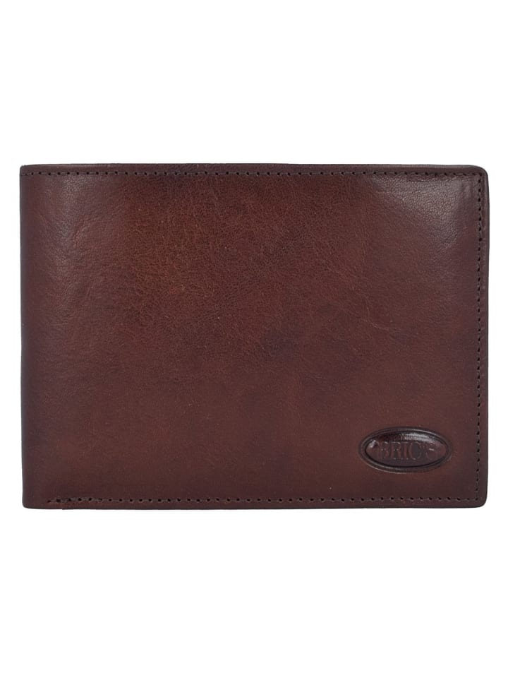 Monte Rosa Geldbörse RFID Leder 12,5 cm braun