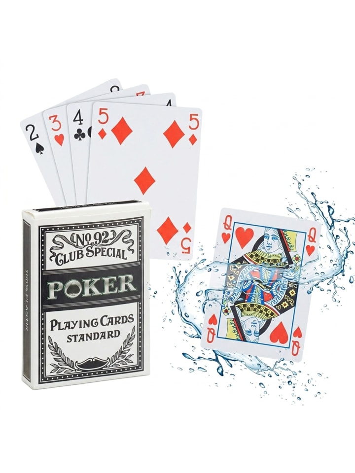 Wasserfeste Pokerkarten in Bunt