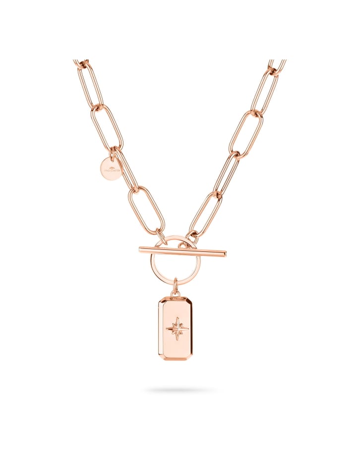 Halskette Sparkling Star in roségold