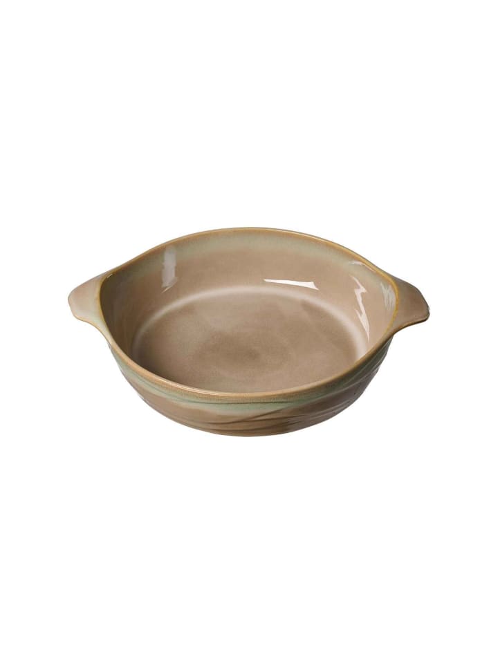 Auflaufform rund Tortosa in Braun 33 x 27 cm