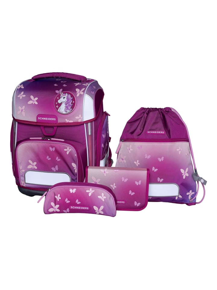 Ergolite Schulranzen-Set 6-teilig floral dream