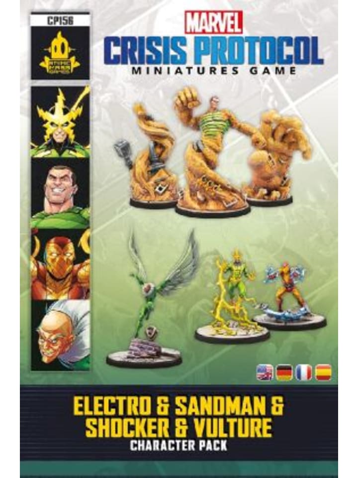 Spiel - Marvel: Crisis Protocol  Electro, Sandman, Shocker & Vulture