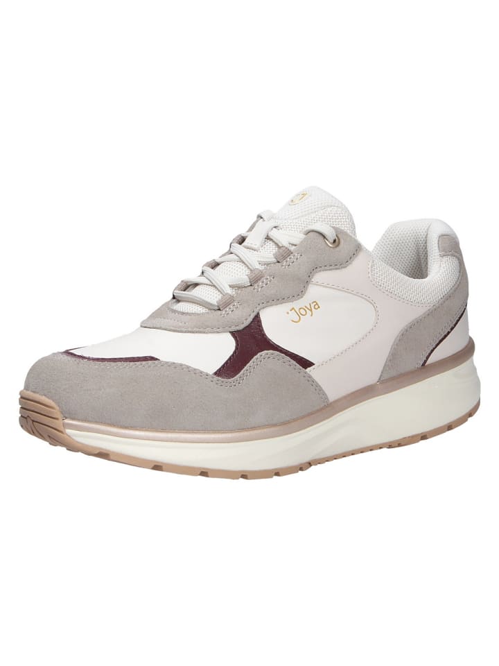 Schnürschuh TINA III BEIGE-RED in beige
