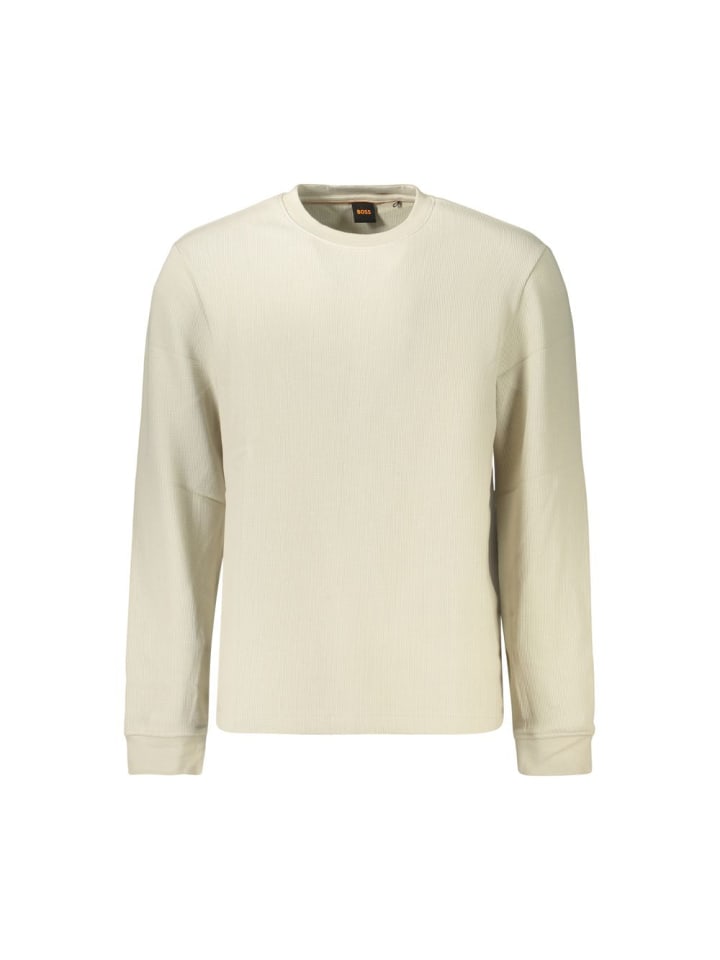 Beige Baumwolle Herren Hemd