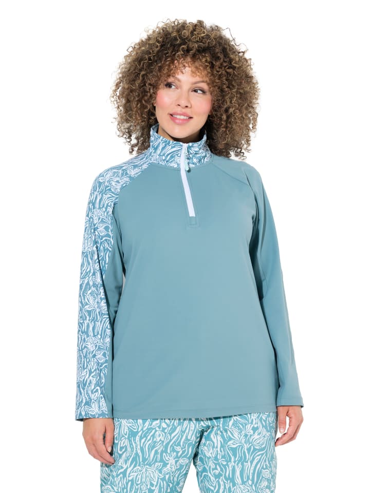 Langarmshirt in eisgrün