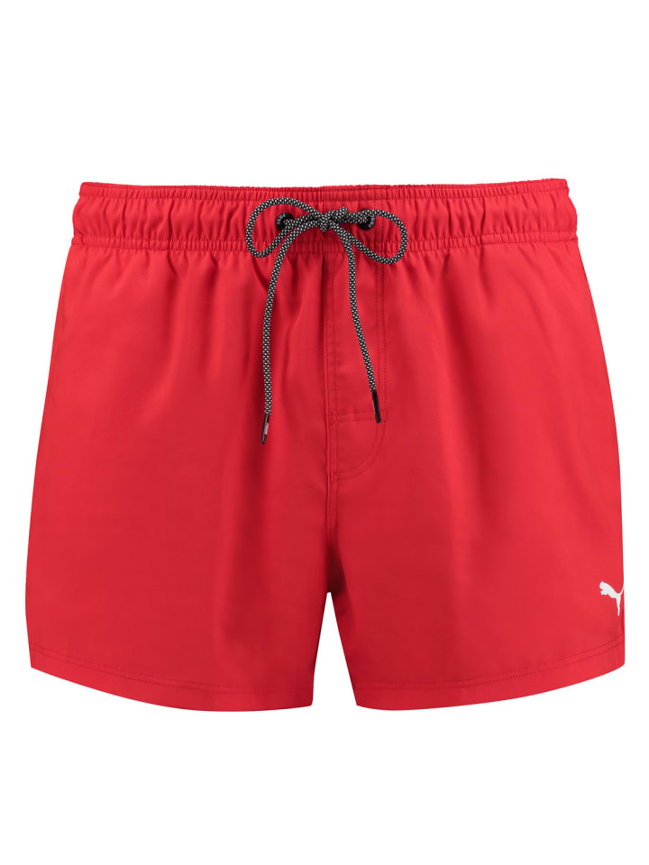 BadehosePUMA SWIM MEN SHORT LENGTH SWIM SHORTSinRed