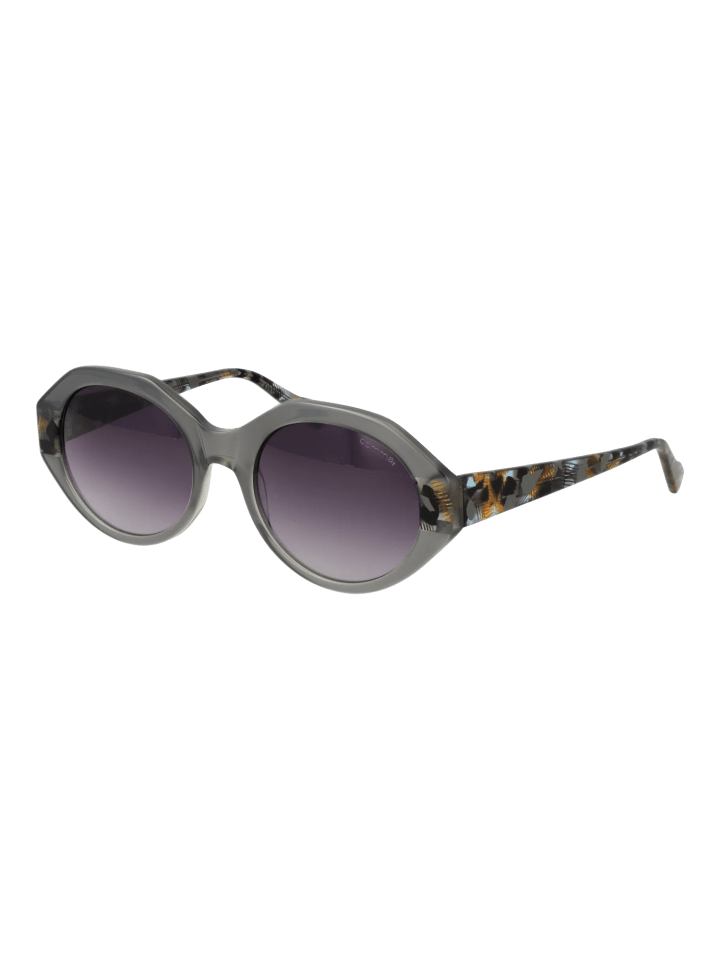 Frauen Sonnenbrille Oval Grau