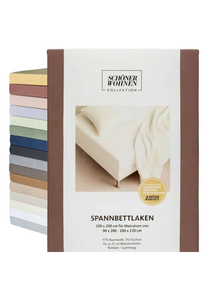 Spannbettlaken FLAT 1 in Rost