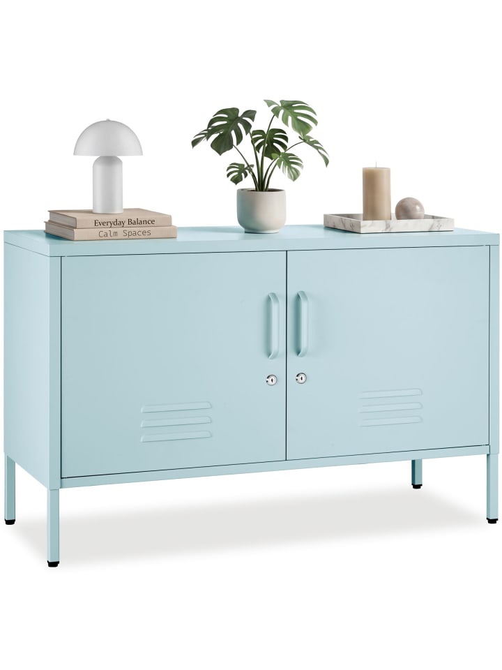 Abschließbares Sideboard mit Magnetverschluss und Kabelführung