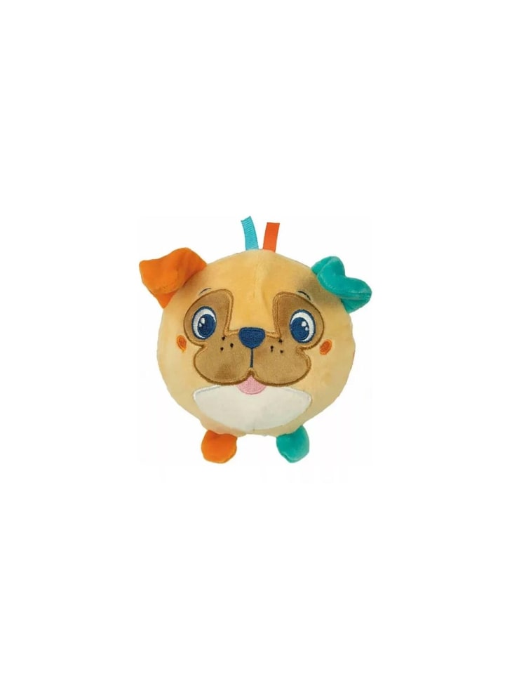 Tiere Buddy Hund Plüsch Ballfigur, Baby Rassel Clementoni