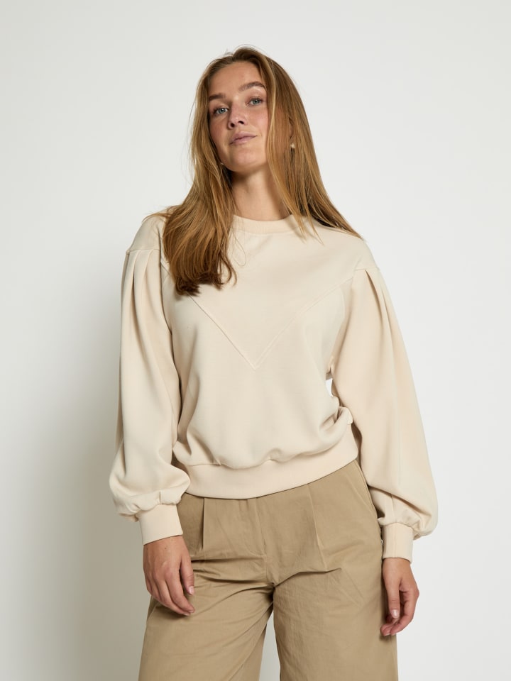 Sweatshirt in Sandshell
