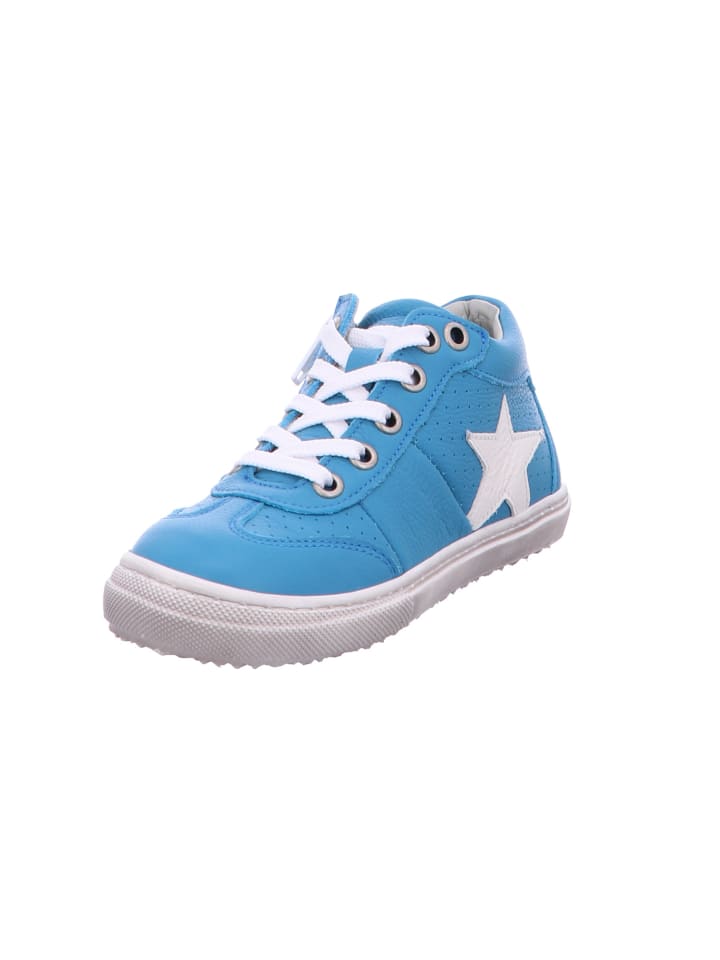 Schnürschuh in blau