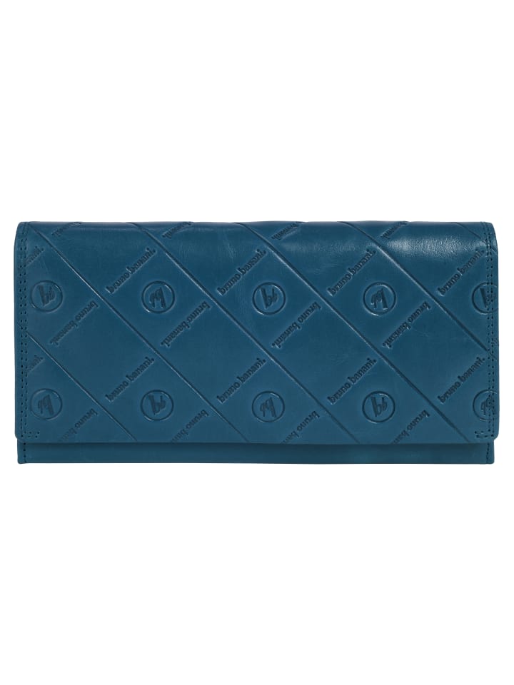 Geldbörse echt Leder in blau