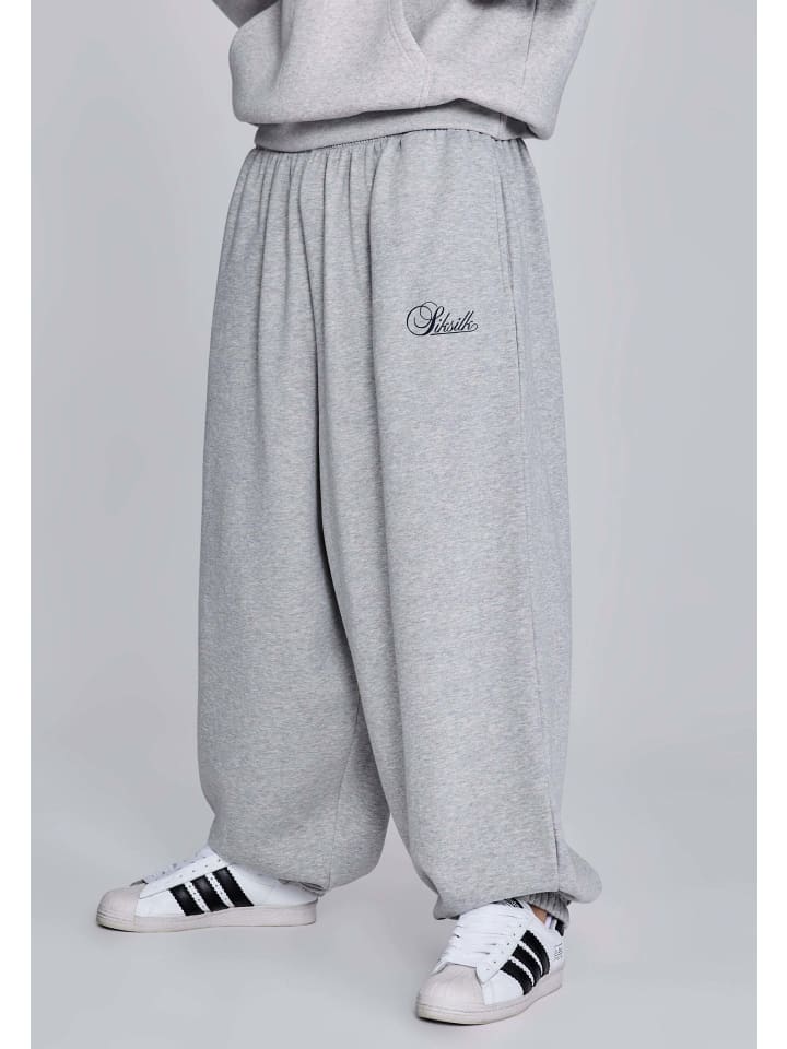 Jogginghose Essentials in Grey Marl