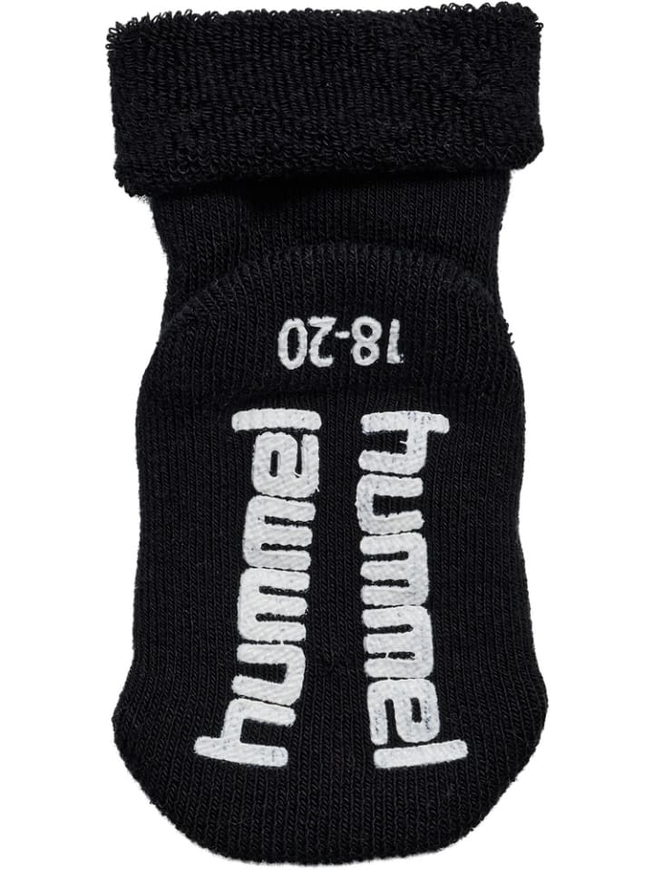 Kinder Socken "Mini Non Slip 3-Pack Sock" in Schwarz