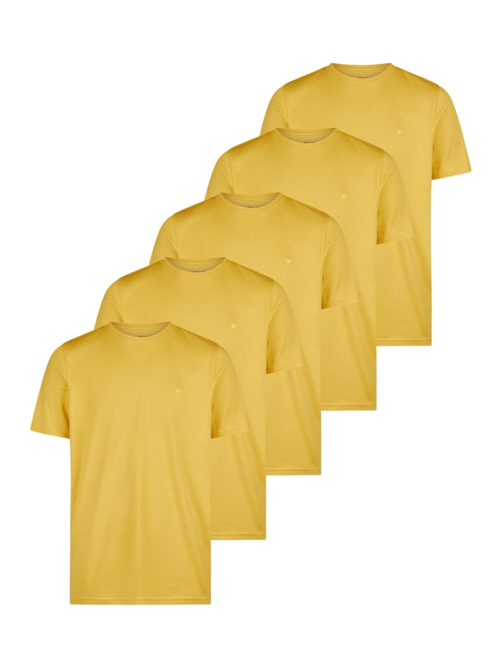 T-Shirt Basic in Gelb
