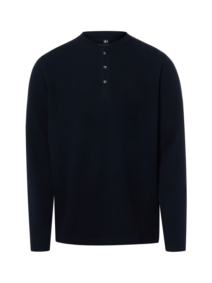Langarmshirt in marine