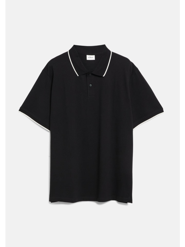 Polo-Shirt  in  9999_schwarz