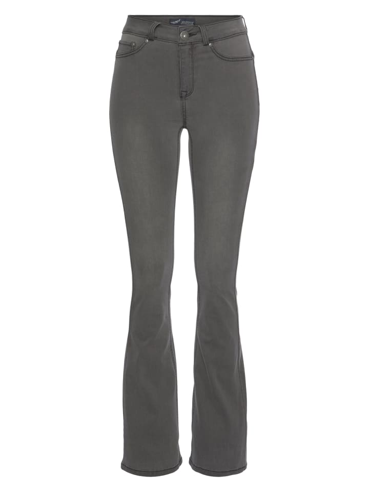 Bootcut-Jeans in grau used