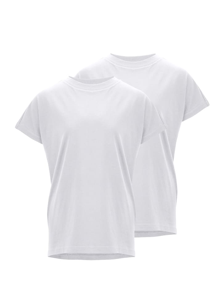 T-Shirt MADHU Bundle in weiß / weiß