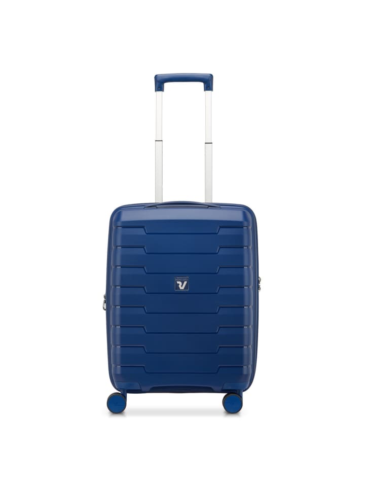Skyline 2.0 4 Rollen Kabinentrolley 55 cm mit Dehnfalte blue notte