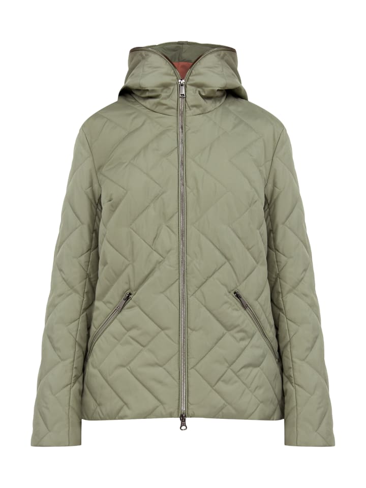 Steppjacke Winddicht in light green
