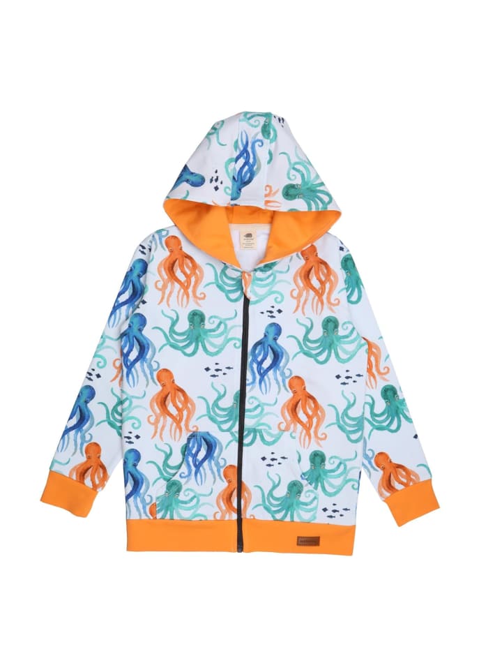 Sweatjacke Funny Octopuses - Baumwolle (Bio)