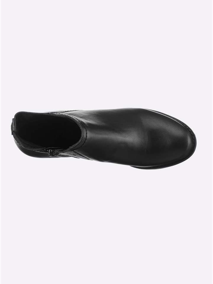 Stiefelette in schwarz