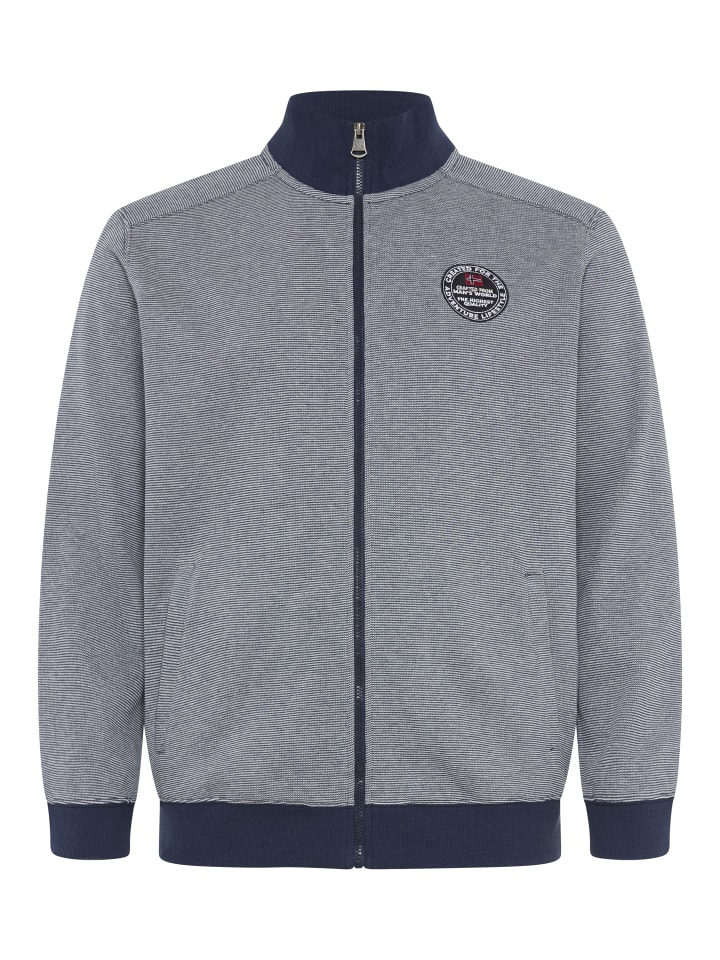 Sweatjacke in blau