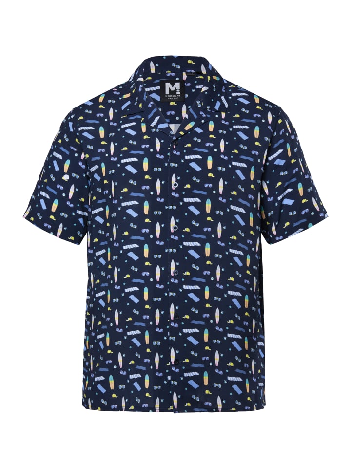 Hemd in navy blau