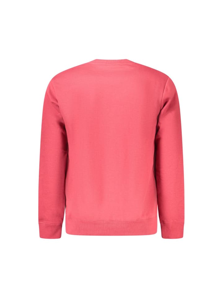 Rot Baumwolle Herren Sweatshirt