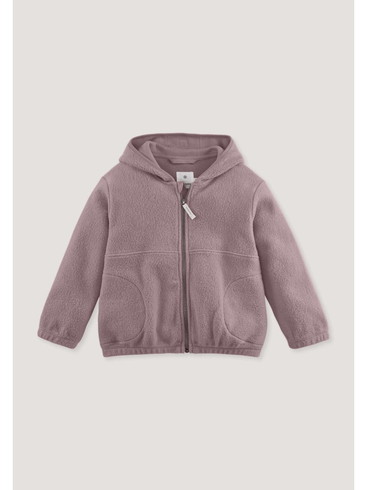 Fleece Jacke in altrosa