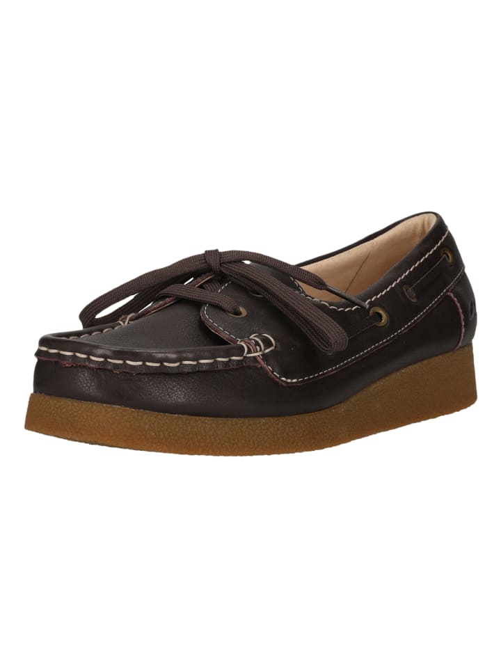 Schnürschuhe Wallabee EVO Sea in 5228 Dark Brown Lea