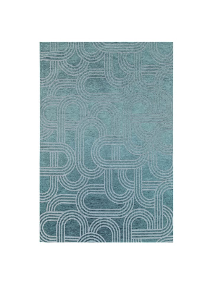 Teppich Blue Glow in Blau