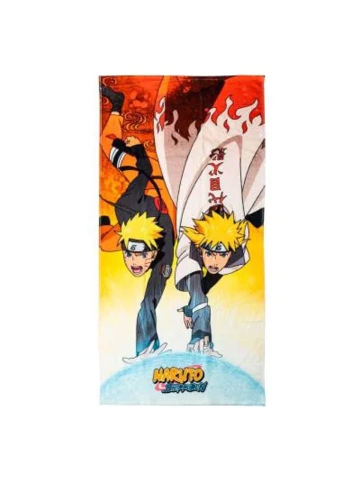 Naruto Premium-Strandtuch aus 100 % Baumwolle, 70 x 140 cm