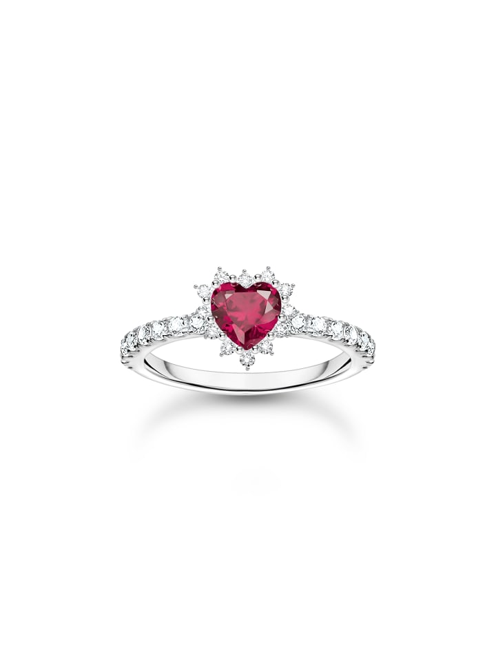 925 Sterling Silber Fingerring Größe 54