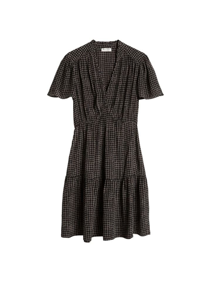 Kurzes Kleid A-Shape in Medium Brown