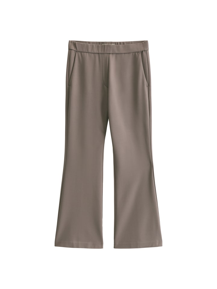 Jerseyhose Model Marthe flared in Chalky Brown