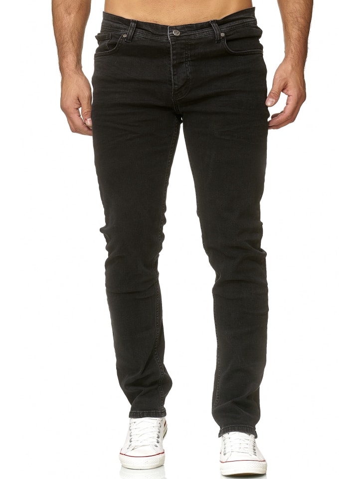 Jeans Basic Stretch Denim in schwarz