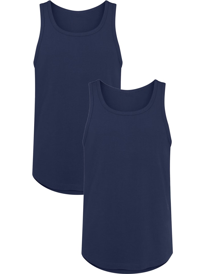 Tanktop Tank Top in BLUE BLACK