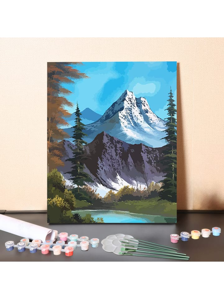 DIY Malen nach Zahlen Set-"Der Gletscher"  