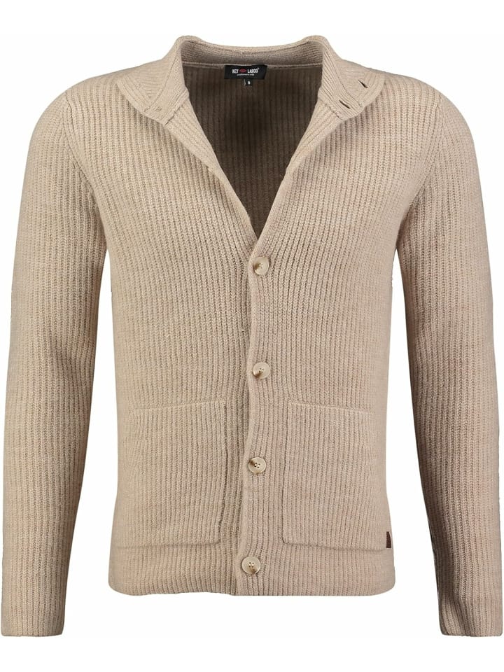 Strickjacke für Herren in beige