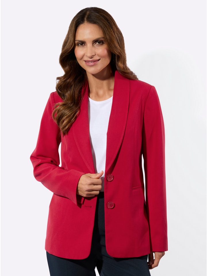Anzug-Blazer in rot