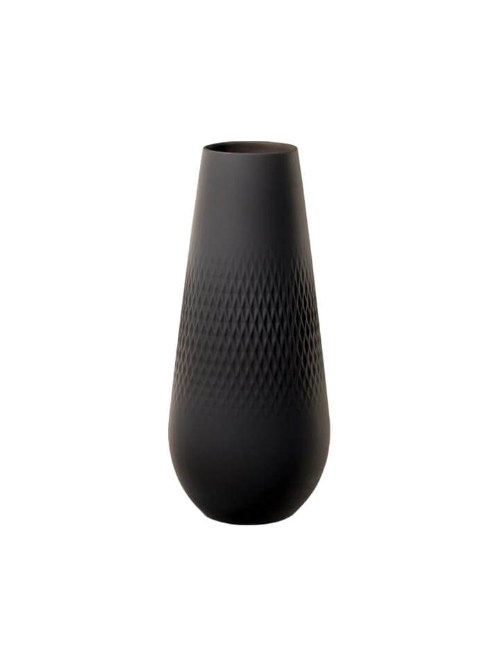 Vase Manufacture Collier in Noir 26 cm