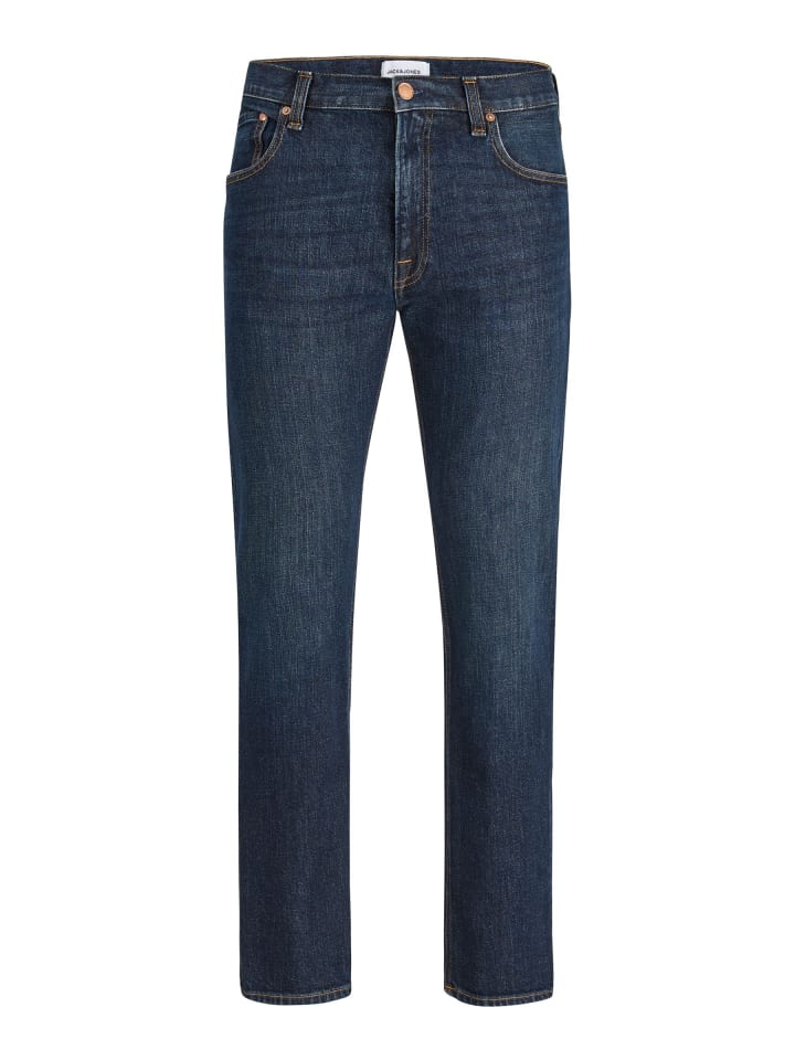 Tapered Fit Jeans in Blue Denim