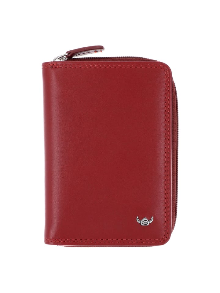 Polo Geldbörse RFID Schutz Leder 11.5 cm rot