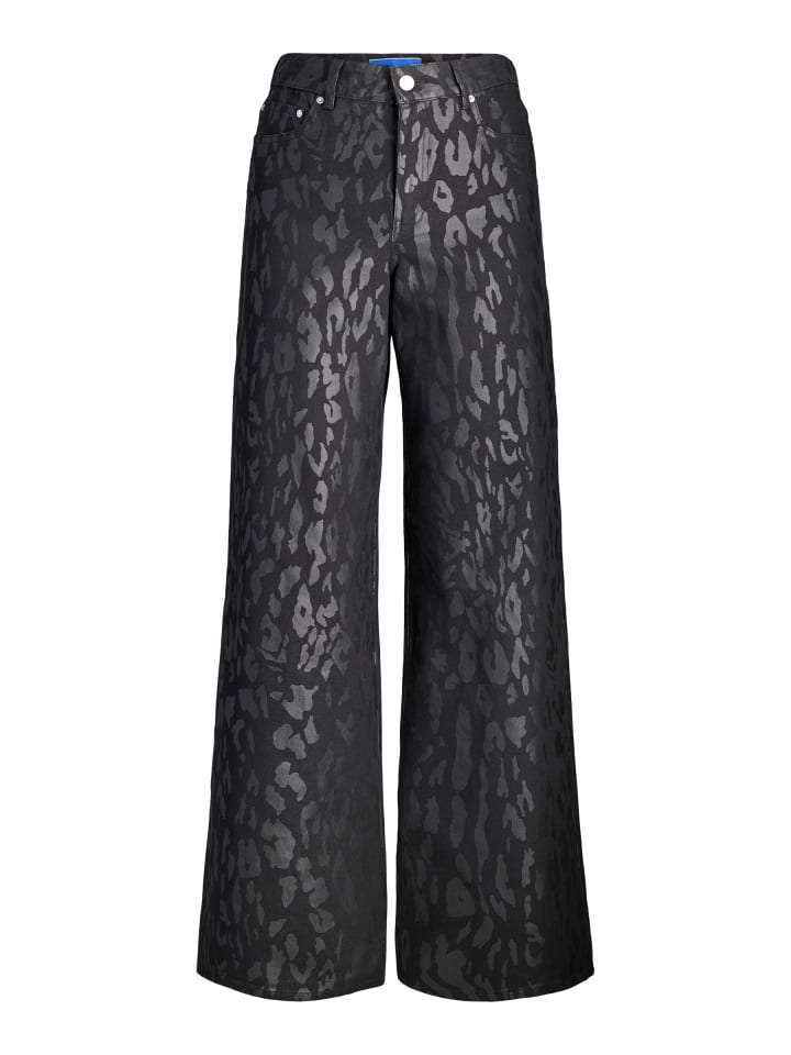 Hosen mit weitem Bein in Black