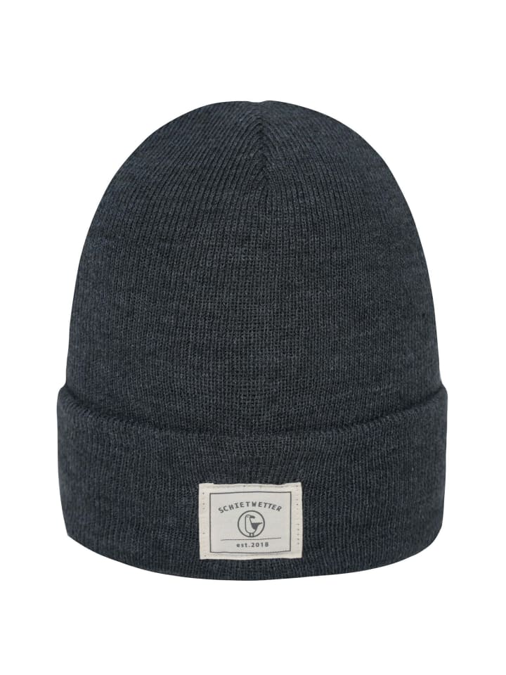 Wintermütze Beanie in anthra melange