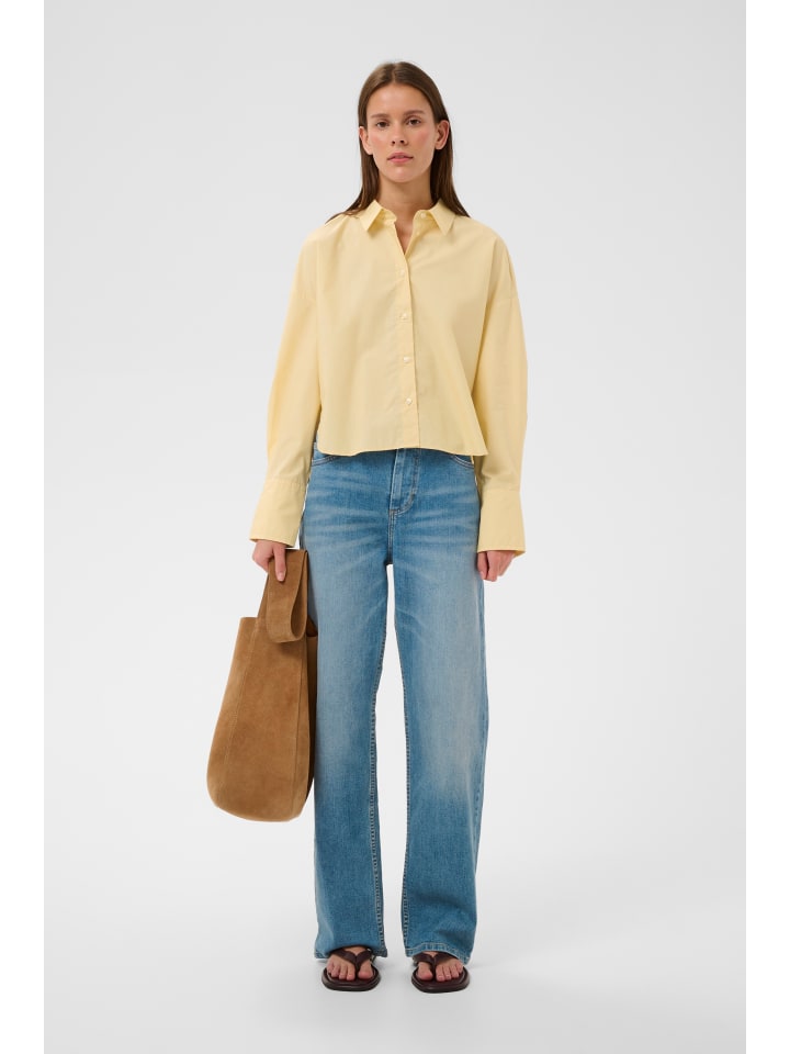 Langarm LELOIW Lockere Passform in Chamomile